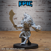 Blue Dragonspawn 3D-printed model
